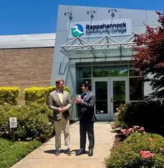 Congressman Wittman at Rappahannock Community College